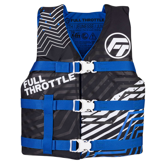 YOUTH NYLON LIFE JACKET - BLUE