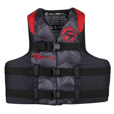 Adult Nylon Life Jacket - Red 2XL/4XL