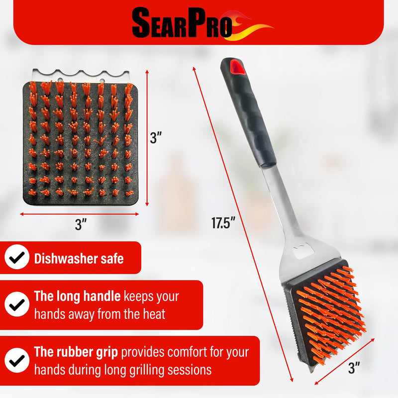 Load image into Gallery viewer, SearPro 4-1 Grill Brush
