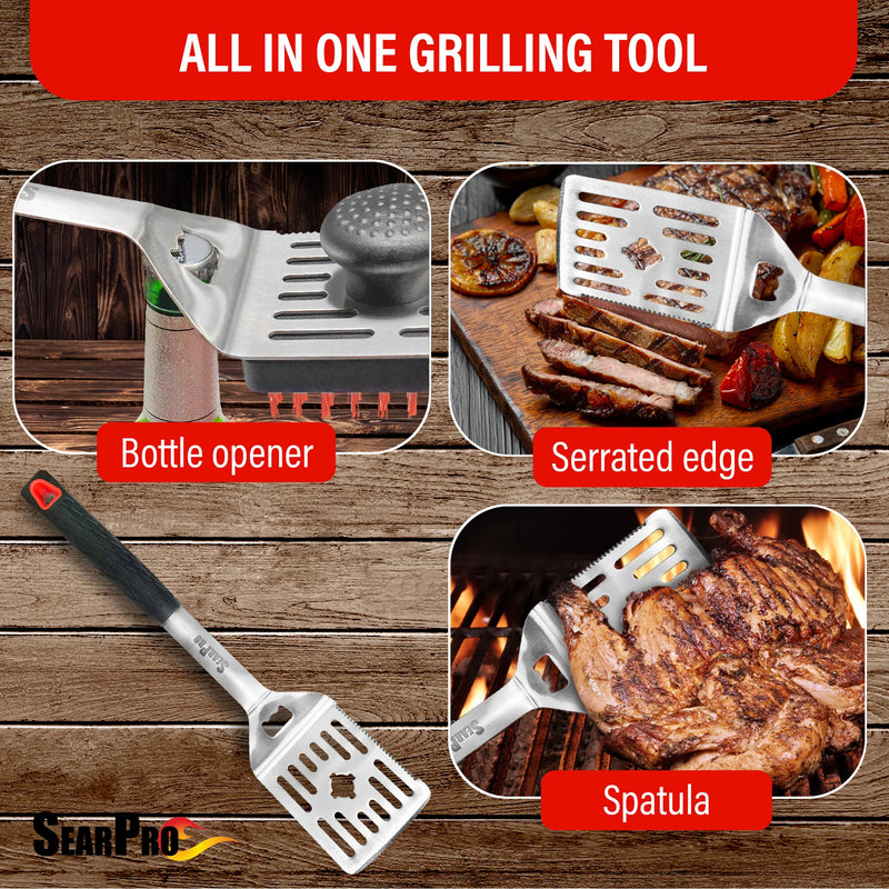 Load image into Gallery viewer, SearPro 4-1 Grill Brush
