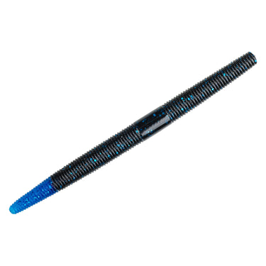Strike King Shim-E-Stick 5" Black-Blue with Blue Tip Soft Baits