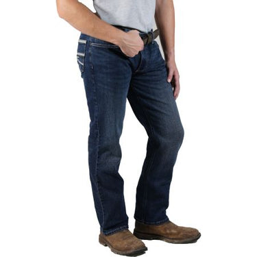 Key Aristocrat McKey Straight Fit Boot Cut Jeans (Dark Wash) Size 32x32