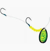 Worden's UV Walleye Elite #2 - Lime Chartreuse Tiger