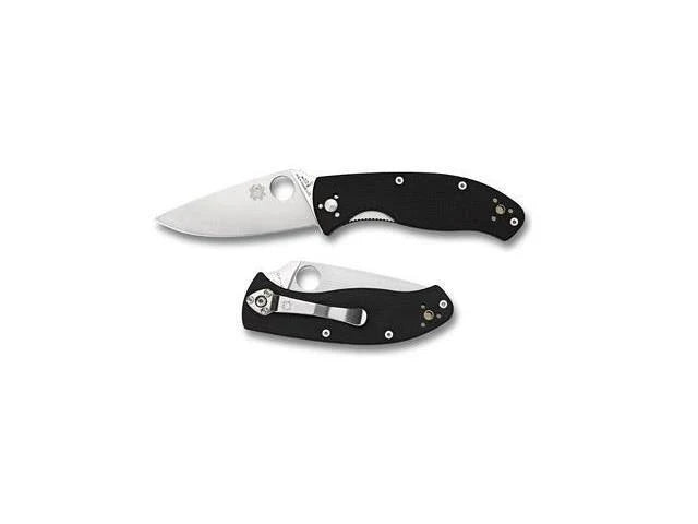 Load image into Gallery viewer, Spyderco Tenacious Folding Knife 3-3/8&quot; Satin Plain Blade
