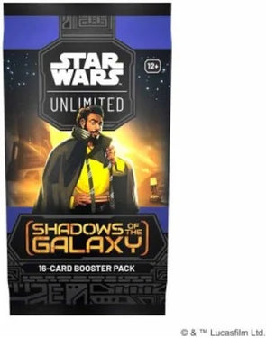 Star Wars: Unlimited - Shadows of the Galaxy Booster (1 Pack per purchase)
