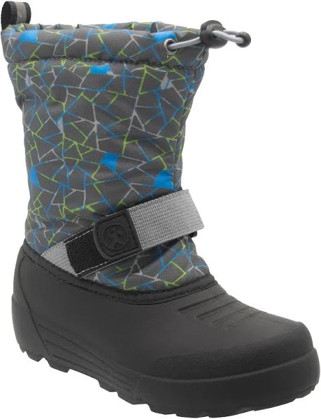 Toddler's Frosty Insulated Winter Snow Boot Charcoal/Multi Size 8