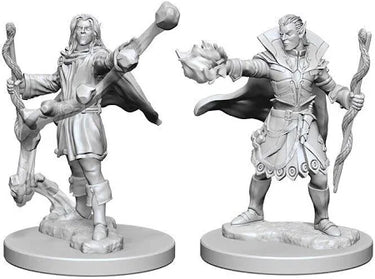 Pathfinder Deep Cuts Unpainted Miniatures: W01 Elf Male Sorcerer