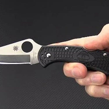 Spyderco Delica 4 Folding Knife 2-7/8" VG10 Satin Plain Blade