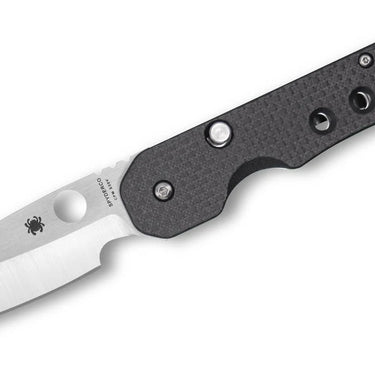 Spyderco Kevin Smock Folding Knife 3.45" S30V Satin Plain Blade