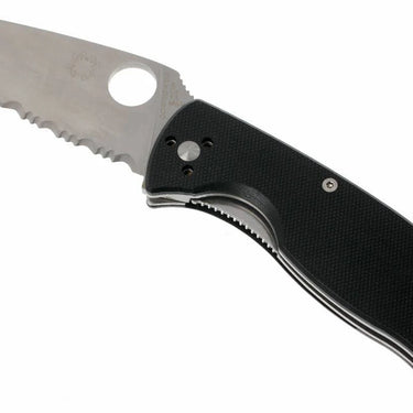 Spyderco Tenacious Folding Knife 3-3/8" Combo Blade