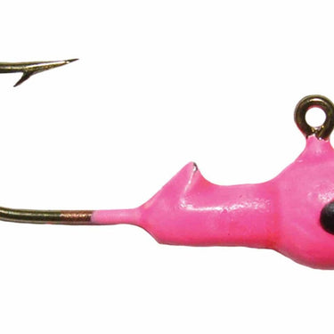 Big Bite Baits 3/16oz Big Bite Jig Single Eye 8-Pack (Pink/Black Eye)