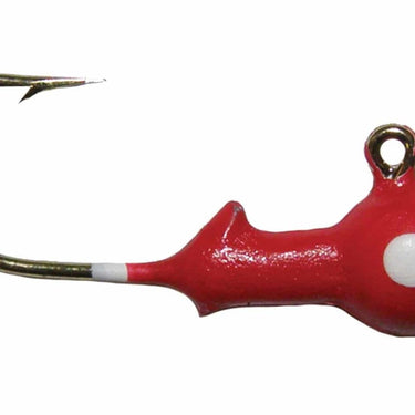 Big Bite Baits 3/16oz Big Bite Jig Single Eye 8-Pack (Red/White Eye)