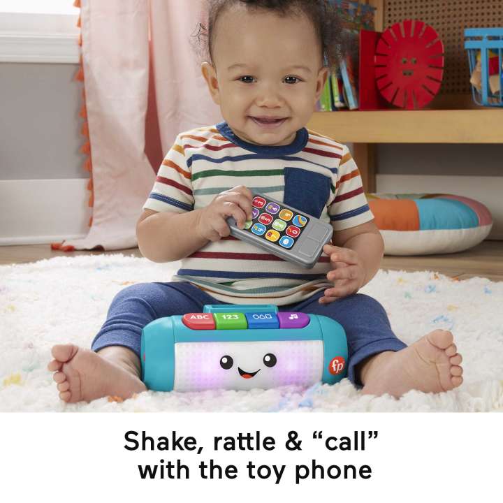 Load image into Gallery viewer, Fisher-Price Laugh &amp; Learn Light Up Learning Speaker Electronic Baby Toy
