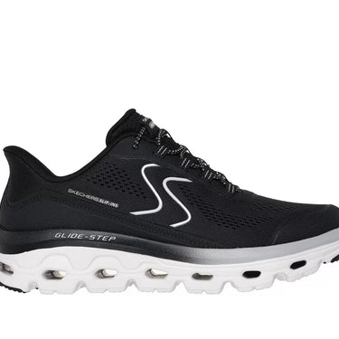 Skechers Women's Slip-Ins: Glide-Step Sole (Black/White) Sizes 6W-11W