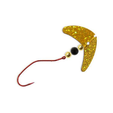Smile Blade® Slow Death Size 2 Amber Sparkle/Gold/Black