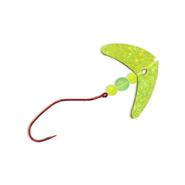 Smile Blade® Slow Death Size 2 Chartreuse Sparkle/Yellow Chartreuse/Chartreuse