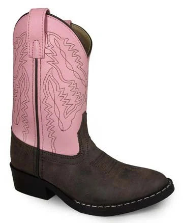 Smoky Mountain Girls Monterey Western Round Toe Boots Size Child 3