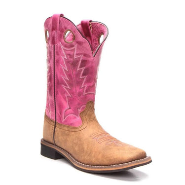 Smoky Mountain Child's Tracie Western Boot (Brown/Pink) Size Child's 11