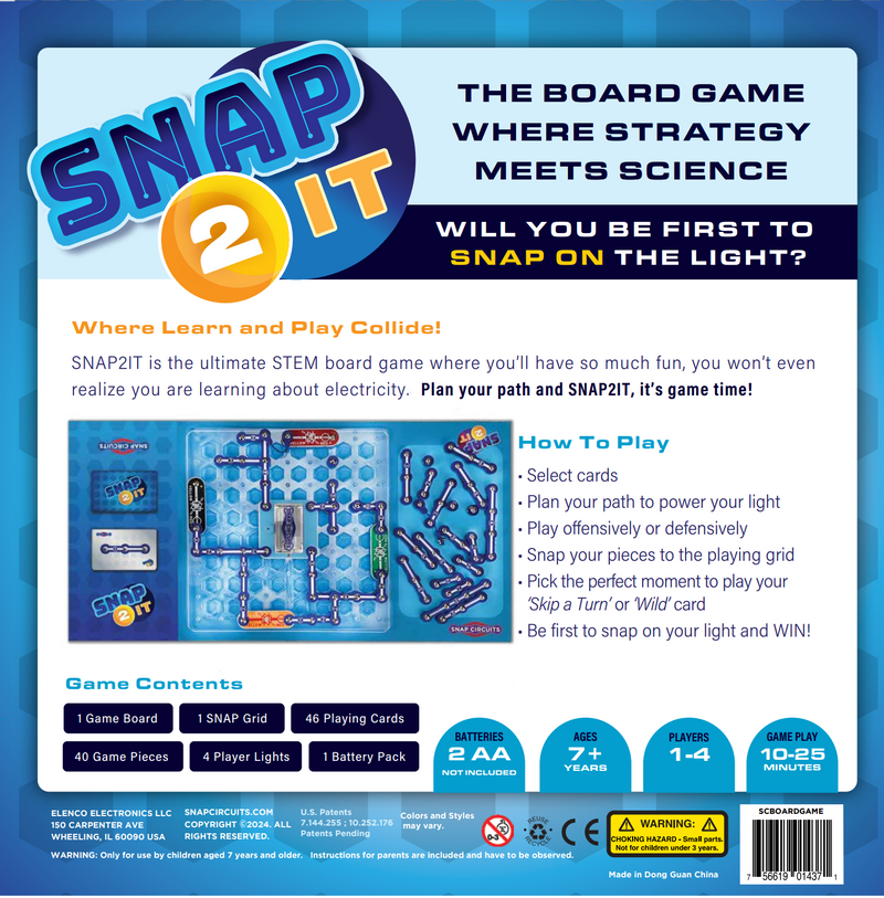 Load image into Gallery viewer, Snap Circuits Snap 2 It Board Game
