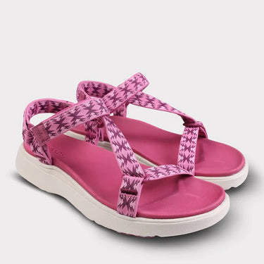 Mykos Solstice Women's Hook & Loop Sandal (Fuchsia) Size 7