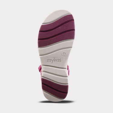 Mykos Solstice Women's Hook & Loop Sandal (Fuchsia) Size 7