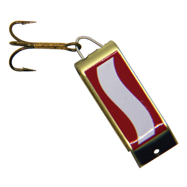 Jake's Lures 1/4oz Spin-A-Lure (Goldback/Red/White Stripe)