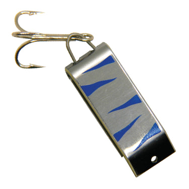 Jake's Lures 1/4oz Spin-A-Lure (Silver Back/Blue Chrome)