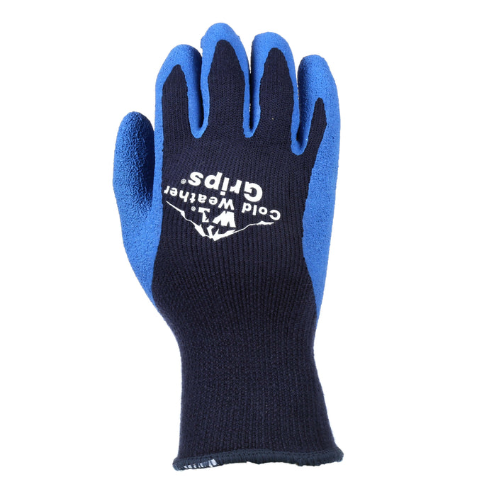 Wells Lamont Men’s Heavy Weight Thermal Knit Latex Coated Winter Grip Gloves Large