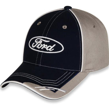 Ford Oval Gray and Blue Cap