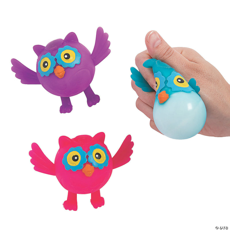 Load image into Gallery viewer, Squeeze-A-Dohz Owl Toys
