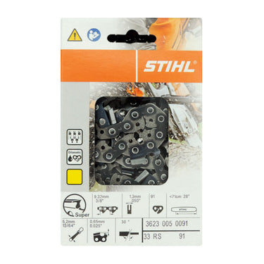 STIHL 28" Oilomatic Raoud Super 33RSC 91E Chainsaw Chain