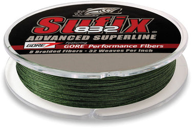 Sufix 832 Advanced Superline 50# 150yd (Lo-Vis Green)