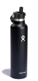 Hydro Flask 24oz Stand Flex Straw Cap Black