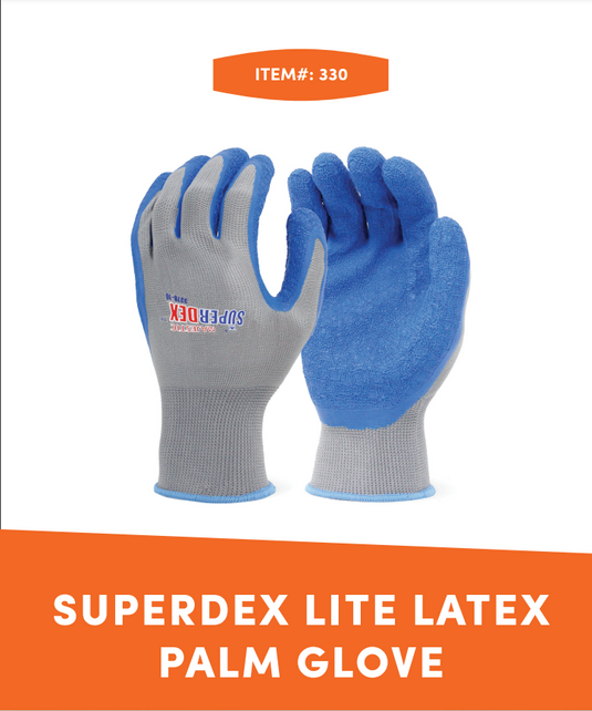 Superdex Lite Latex Palm Gloves X-Large