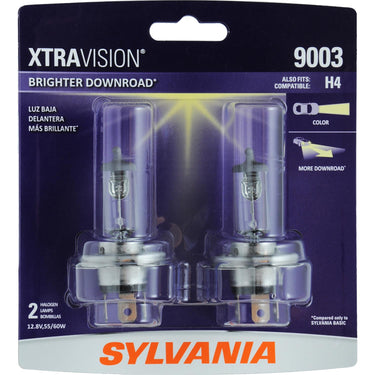 Sylvania Lighting XtraVision Halogen Light Bulbs 9003XV 2-Pack