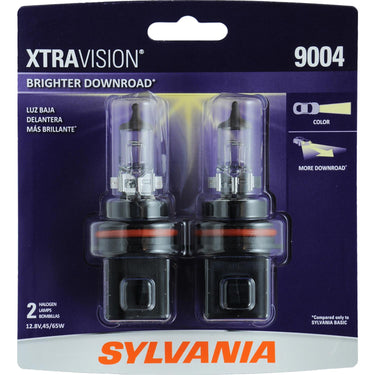 Sylvania Lighting XtraVision Halogen Light Bulbs 9004XV 2-Pack