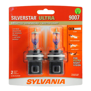 Sylvania Lighting SilverStar Ultra Halogen Light Bulbs 9007SU 2-Pack