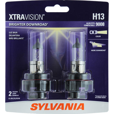 Sylvania Lighting XtraVision Halogen Light Bulbs H13 2-Pack