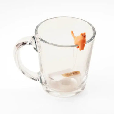 Kikkerland Cat Tea Holder 4 Set