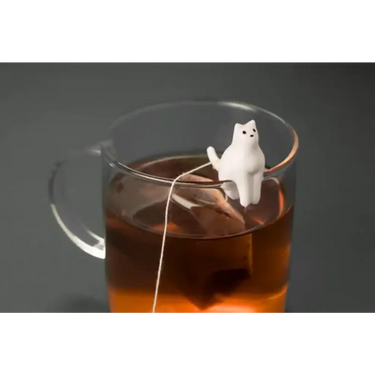 Kikkerland Cat Tea Holder 4 Set