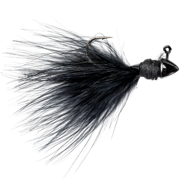 Strike King Tour Grade Hair Jig 1/4oz 2PK (Black)