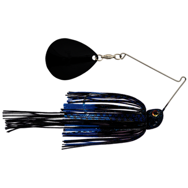 Strike King Tour Grade Night Spinnerbait 1/2oz (Black Blue)