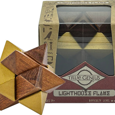 True Genius Wood and Metal Brainteaser Puzzles