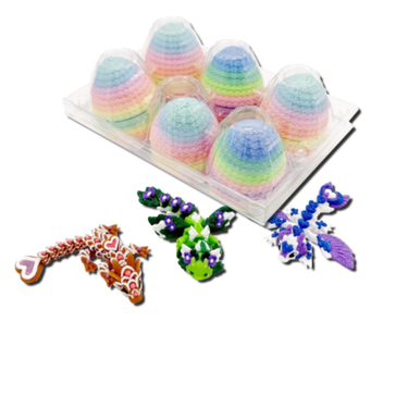3D Printed Dragon Eggs (6 Pack)