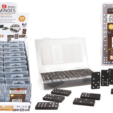 Wooden Dominoes 55 PC (Sold Seperately)