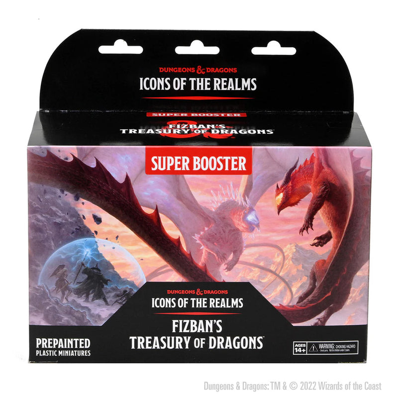 Load image into Gallery viewer, D&amp;D ICONS OF THE REALMS: FIZBAN&#39;S TREASURY OF DRAGONS BOOSTER BOX (1 BOX PER PURCHASE)
