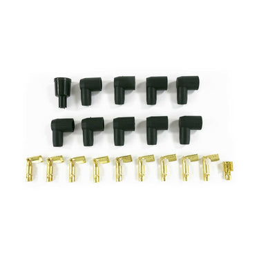 8.5mm Universal Black Ignition Wires with 135° Plug Boots