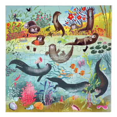 Otters at Play Jigsaw Puzzle (64 piece)