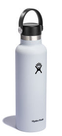 Hydro Flask 21oz Stand Mouth Flex Cap White