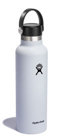 Load image into Gallery viewer, HYDRO FLASK 21OZ STAND MOUTH FLEX CAP WHITE
